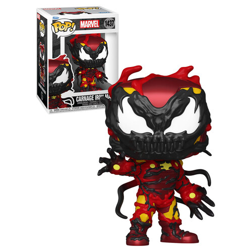 Funko POP! Marvel Carnage #1437 Carnage Iron Man - New, Mint Condition