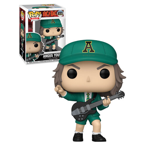 Funko POP! Rocks AC/DC #411 Angus Young (Green Outfit) - New, Mint Condition