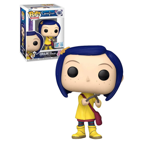 Funko POP! Movies Coraline #1661 Coraline With Dowsing Rod - 2024 New York Comic Con (NYCC) Limited Edition - New, Mint Condition