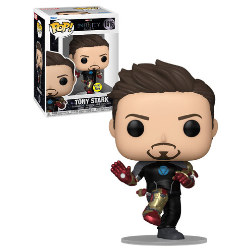 Funko POP! Marvel The Infinity Saga #1416 Tony Stark (Glows In The Dark) - New, Mint Condition