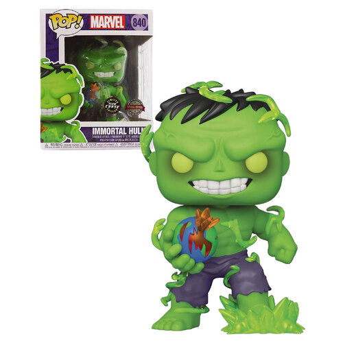 Funko POP! Marvel Hulk #840 Immortal Hulk Super Sized 6" - Limited Glow Chase Edition - New, Mint Condition