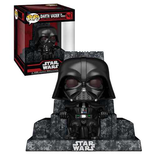 Funko POP! Deluxe Star Wars #745 Vader On Throne - New, Mint Condition