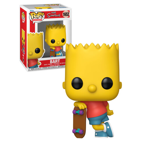 Funko POP! Television The Simpsons #1652 Bart (With Skateboard) - New, Mint Condition