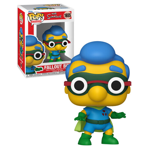 Funko POP! Television The Simpsons #1655 Fallout Boy (Milhouse) - New, Mint Condition