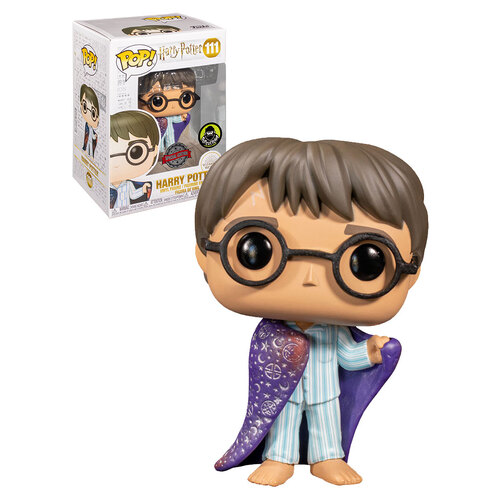 Funko POP! Harry Potter #111 Harry Potter (With Invisibility Cloak) - Popcultcha Exclusive - New, Mint Condition