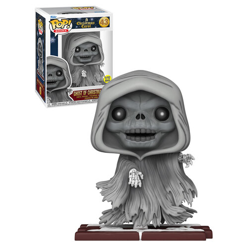 Funko POP! Books A Christmas Carol #43 Ghost Of Christmas Yet To Come (Glows In The Dark) - New, Mint Condition