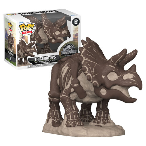 Funko POP! Movies Jurassic World #1681 Triceratops (Fossil) - New, Mint Condition