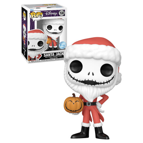 Funko POP! Disney The Nightmare Before Christmas #1530 Santa Jack (With Pumpkin) - New, Mint Condition