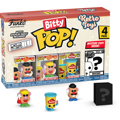 Funko Bitty POP! Retro Toys Mr. Potato Head 4-Pack - New, Mint Condition