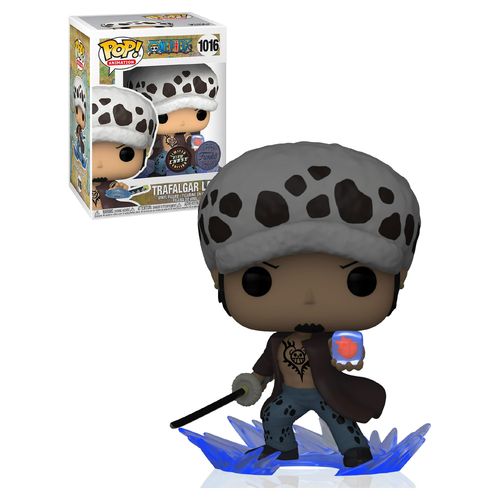 Funko POP! Animation One Piece #1016 Trafalgar Law - Limited Glow Chase Edition - New, Mint Condition