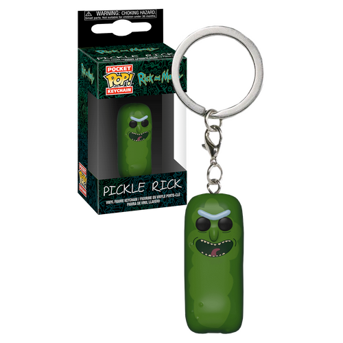 Funko Pocket POP! Keychain Rick And Morty #35929 Pickle Rick - New, Mint Condition