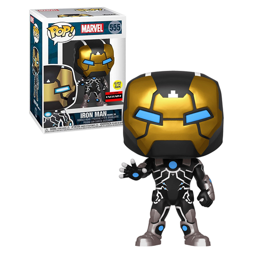 Funko POP! Marvel #555 Iron Man (Model 39 - Glows In The Dark) - AAA Anime Exclusive - New, Mint Condition