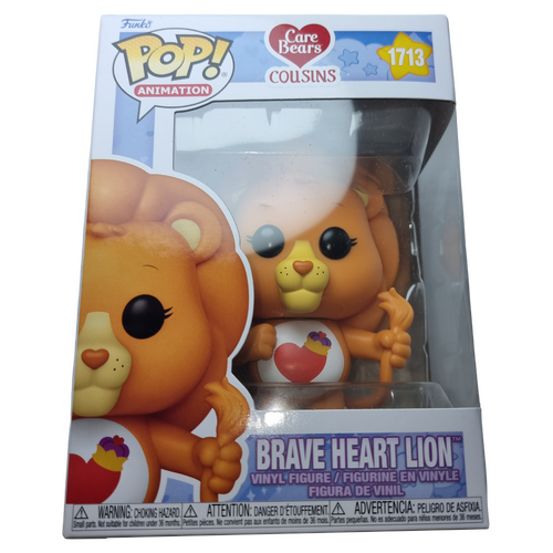 Funko POP! Animation Care Bears Cousins #1713 Animation Care Bears Cousins #1713 Brave Heart Lion - New, But Imperfect