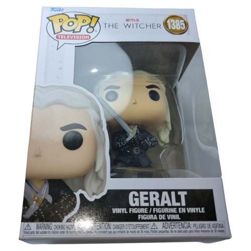 Funko POP! Television The Witcher #1385 Geralt (With Sword) - New, But Imperfect