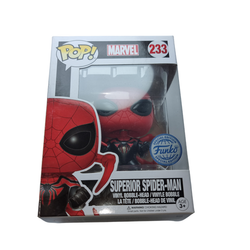 Funko POP! Marvel Spider-Man #233 Superior Spider-man - New, But Imperfect