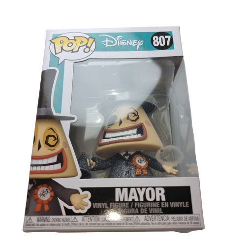 Funko POP! Disney The Nightmare Before Christmas #807 Mayor (Diamond Collection) - New, But Imperfect