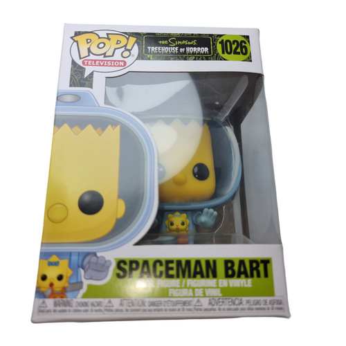 Funko POP! Television The Simpsons #1026 Spaceman Bart - New, But Imperfect