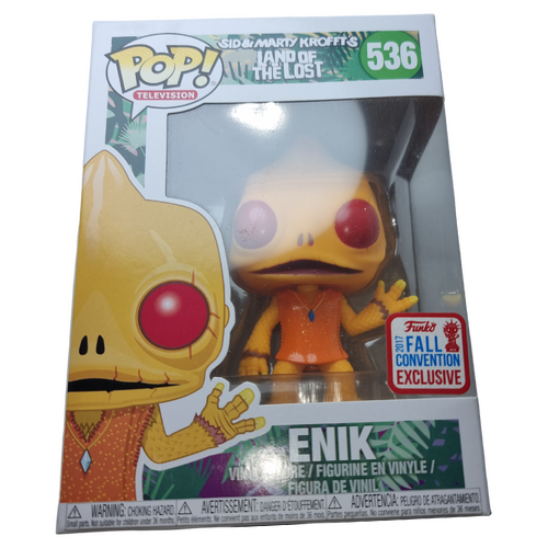 Funko POP! Television Land Of The Lost #536 Enik - Funko 2017 New York Comic Con (NYCC) Limited Edition - New, But Imperfect