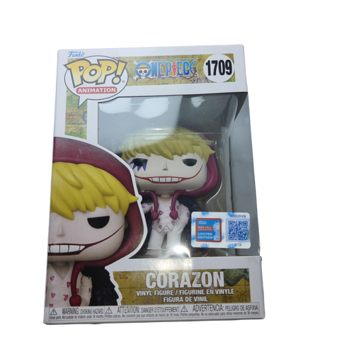 Funko POP! Animation One Piece #1709 Corazon - 2024 New York Comic Con (NYCC) Limited Edition - New, But Imperfect