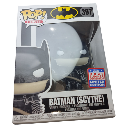 Funko POP! Heroes Batman #397 Batman (Scythe) - 2021 FunKon (SDCC) Limited Edition - New - New, But Imperfect