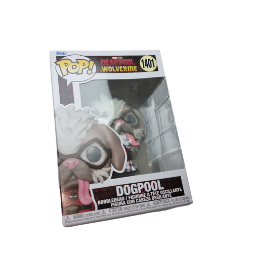 Funko POP! Marvel Deadpool & Wolverine #1401 Dogpool - New, But Imperfect