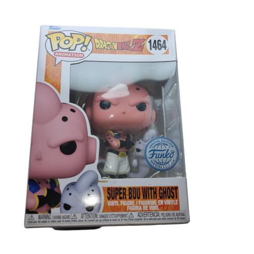 Funko POP! Animation Dragonball Z #1464 Super Buu With Ghost - New, But Imperfect