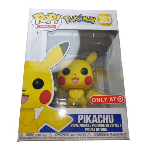 Funko POP! Games Pokemon #353 Pikachu - Target Exclusive Import - New, But Imperfect