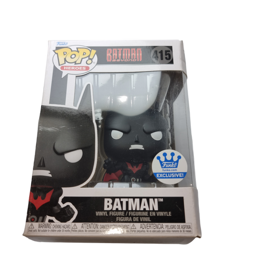 Funko POP! Heroes Batman Beyond #415 Batman (Crouching) - Limited Funko Shop Exclusive - New, But Imperfect