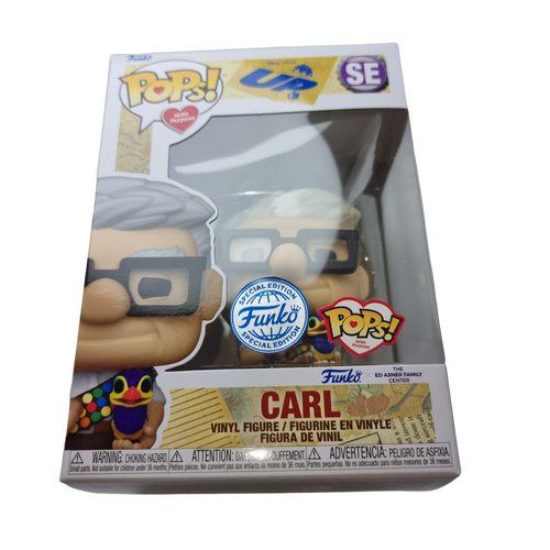 Funko POPs! With Purpose Disney Pixar Up #SE Carl With Baby Snipes - Limited Funko Shop Exclusive - New, But Imperfect