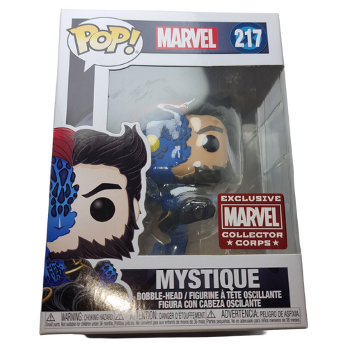 Funko POP! Marvel X-Men #217 Mystique - Collector Corps Exclusive - New, But Imperfect