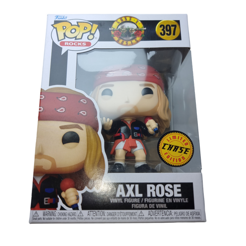 Funko POP! Rocks Guns 'N Roses #397 Axl Rose - Limited Chase Edition - New, But Imperfect