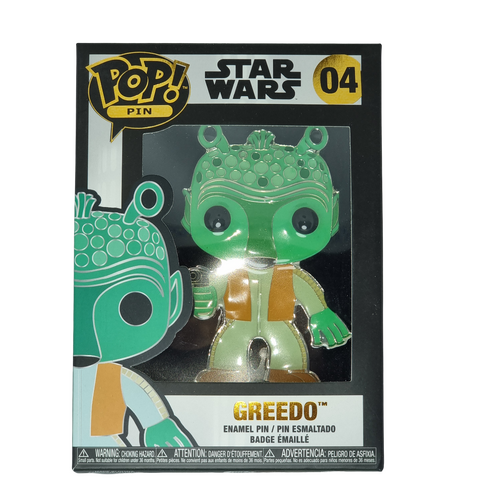 Funko POP! Pin  Star Wars #04 Greedo - New, But Imperfect