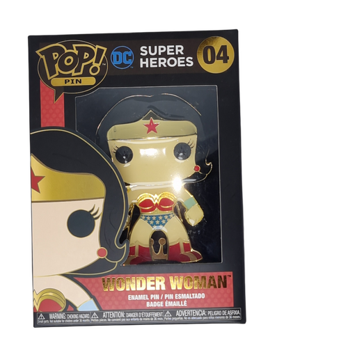 Funko POP! Pin  DC Super Heroes #04 Wonder Woman - New, But Imperfect