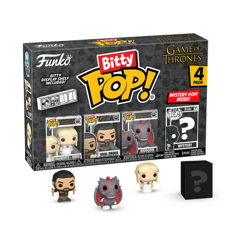 Funko Bitty POP! Game Of Thrones Season One Daenerys Targaryen Mini-Figure 4-Pack - New, Mint Condition