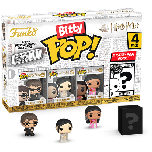 Funko Bitty POP! Harry Potter And The Goblet Of Fire Harry Potter Mini-Figure 4-Pack - New, Mint Condition