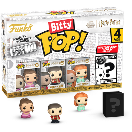 Funko Bitty POP! Harry Potter And The Goblet Of Fire Hermione Granger Mini-Figure 4-Pack - New, Mint Condition