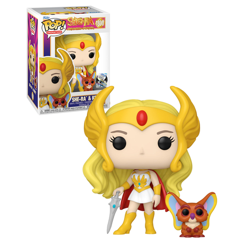 Funko POP! Animation She-Ra Princess Of Power #1800 She-Ra & Kowl (40th Anniversary) - New, Mint Condition