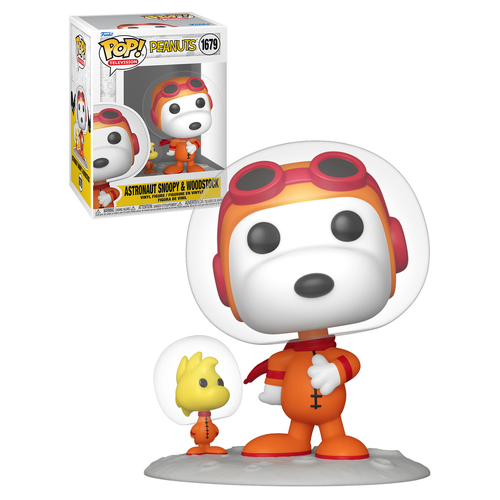 Funko POP! Television Peanuts #1679 Astronaut Snoopy & Woodstock - New, Mint Condition