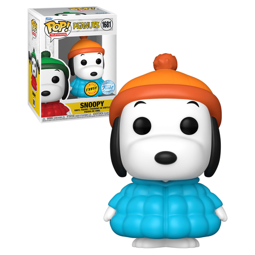 Funko POP! Television Peanuts #1681 Snoopy (In Coat) - Limited Chase Edition - New, Mint Condition