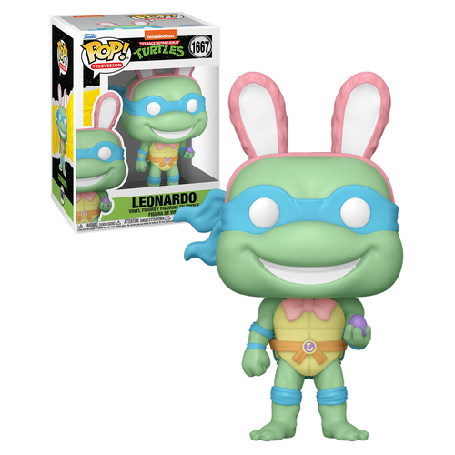 Funko POP! Television Nickelodeon Teenage Mutant Ninja Turtles #1667 Leonardo (Easter Egg) - New, Mint Condition