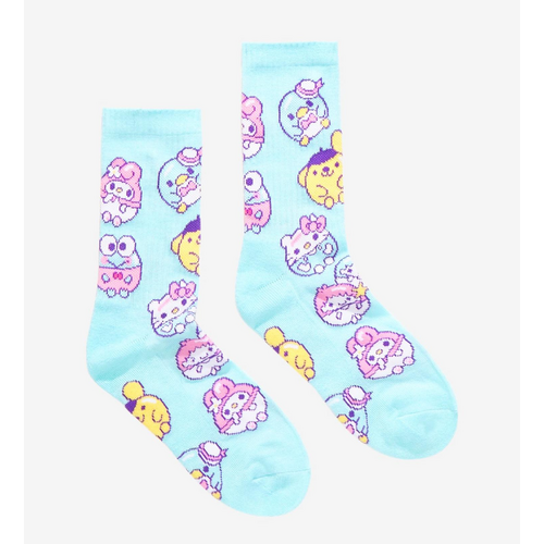 Sanrio Hello Kitty And Friends Crew Socks - New