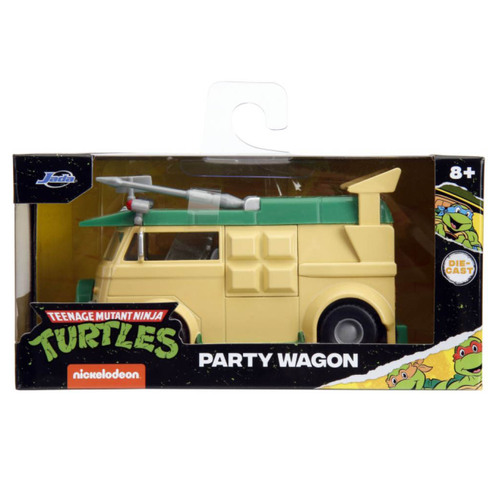 Jada Toys Teenage Mutant Ninja Turtles Party Wagon 1:32 Die-Cast Collectible Vehicle - New, Sealed