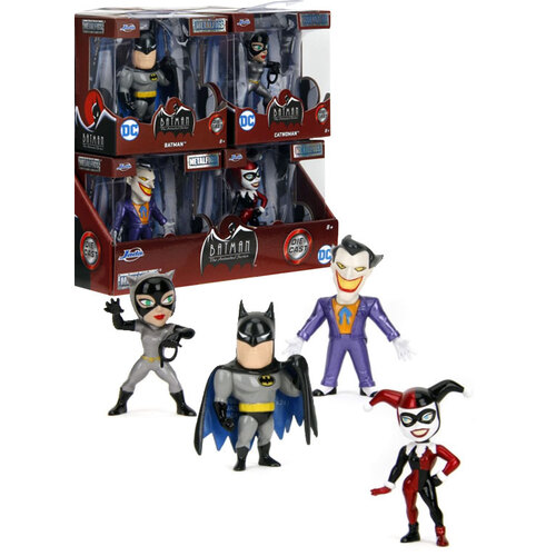 Jada Toys Metalfigs DC Batman The Animated Series 2.5" Die-Cast Collectible Figure (Set Of 4) - New, Sealed