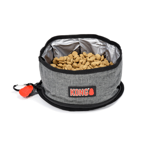 KONG Fold-Up Travel Dog Bowl (2L Capacity) - New