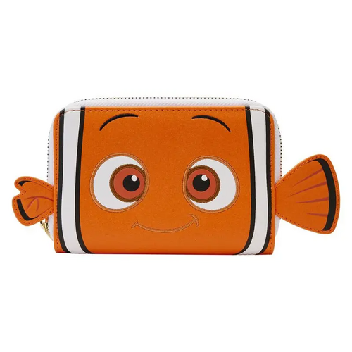 Loungefly Pixar Finding Nemo 20th Anniversary Nemo Cosplay Zip-Around Wallet - New, With Tags