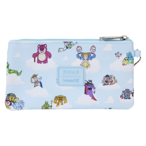 Loungefly Disney Pixar Toy Story Movie Collab All-Over Print Nylon Zipper Pouch Wristlet Wallet - New, With Tags