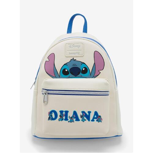 Loungefly Disney Lilo & Stitch Tossed Letters Mini Backpack - New, With Tags