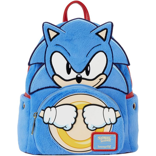 Loungefly Sonic The Hedgehog Plush Mini Backpack - New, With Tags