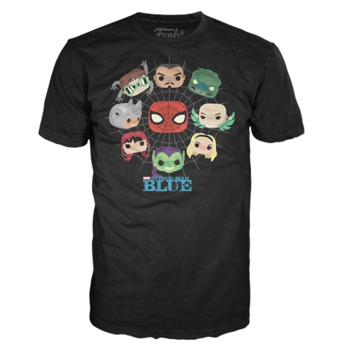 Funko Marvel Collector Corps Spider-Man Blue Tee (Small) - New, With Tags