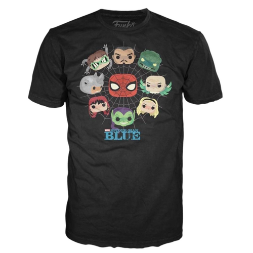 Funko Marvel Collector Corps Spider-Man Blue Tee (Medium) - New, With Tags